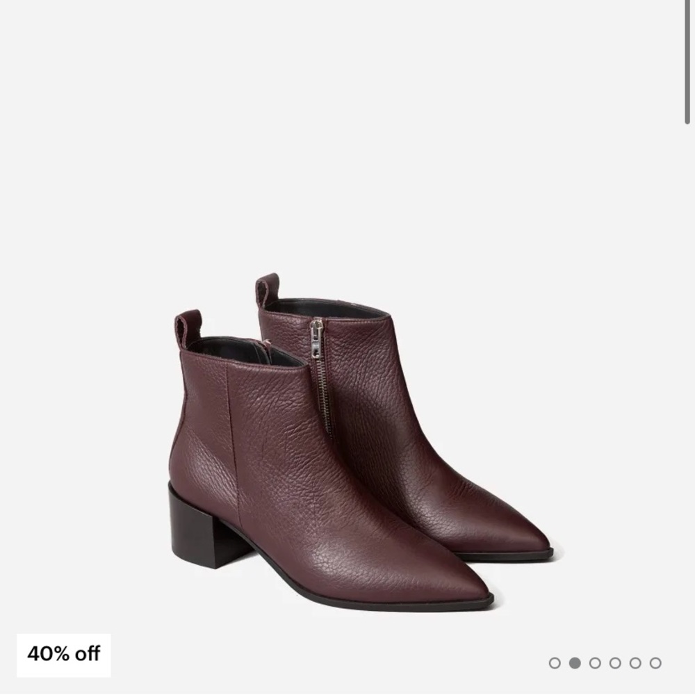 Everlane Boss Boot in Burgundy Size 7